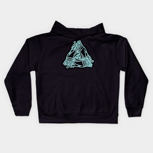 odin's horns symbol Kids Hoodie